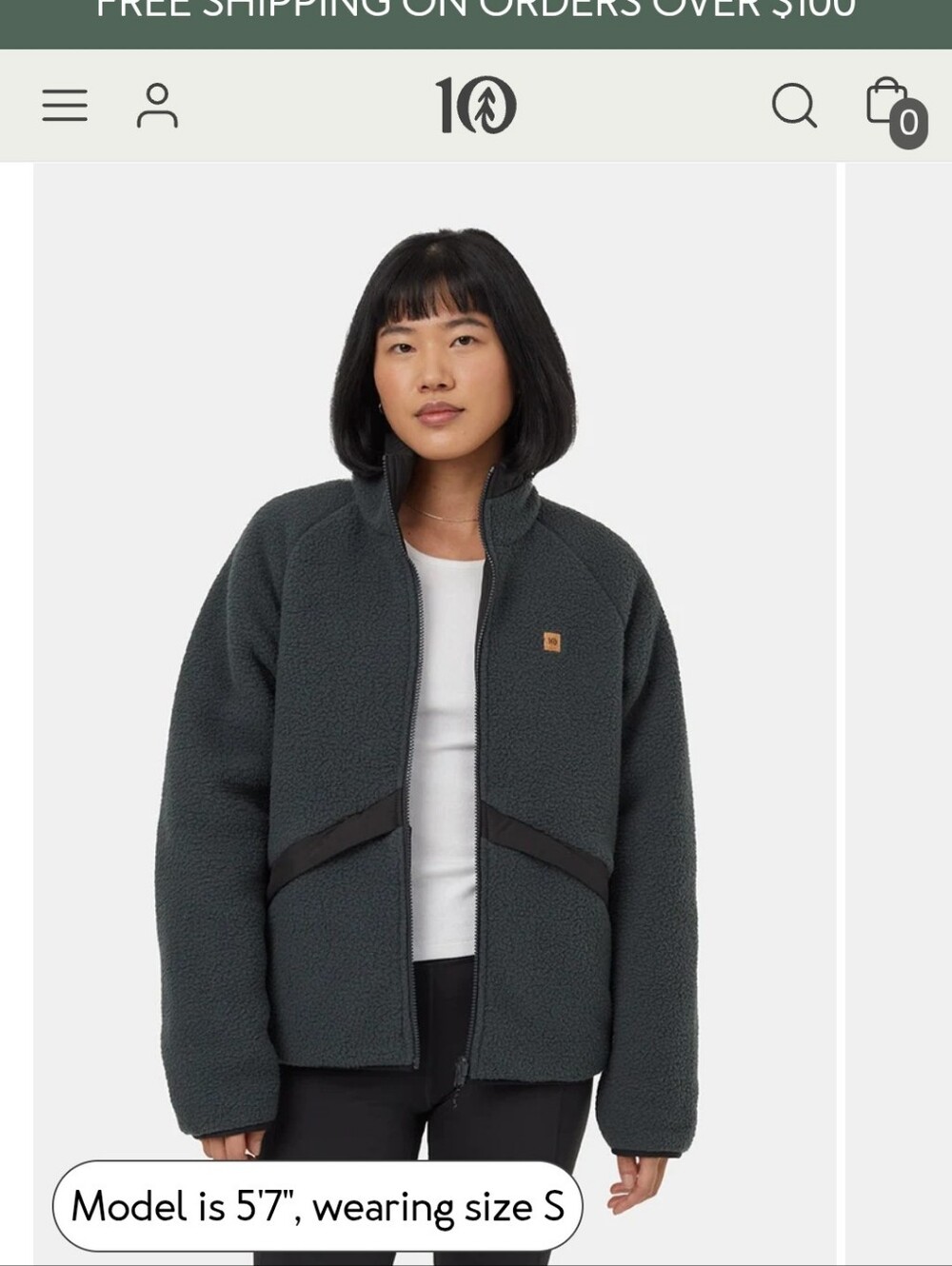 Ecoloft Resersivble Jacket Tentree